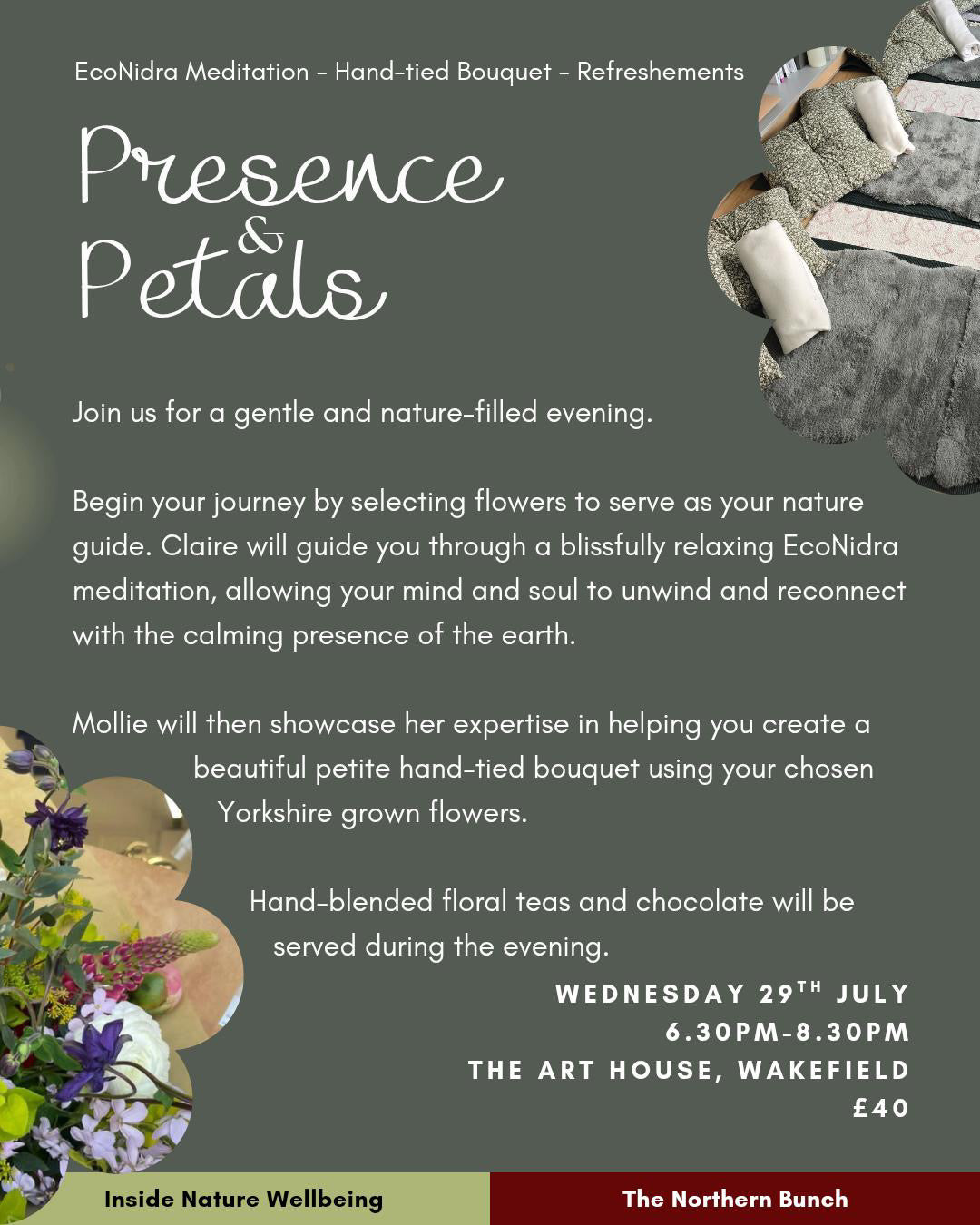 PRESENCE AND PETALS - Wednesday 29th July 2026