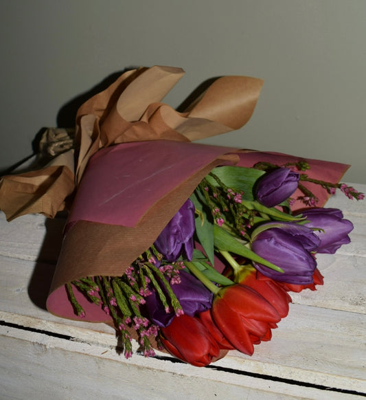 VALENTINE’S DAY PRE-ORDER - Mixed Tulip Bunch