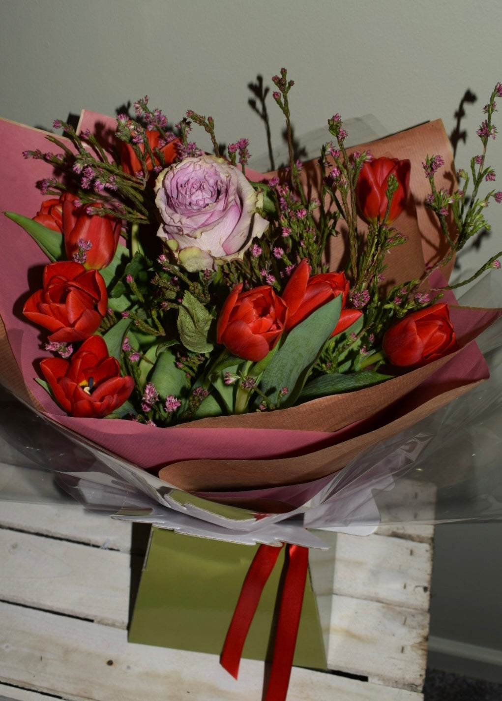 VALENTINE’S SPECIAL - Rose and Tulip Aqua Pack